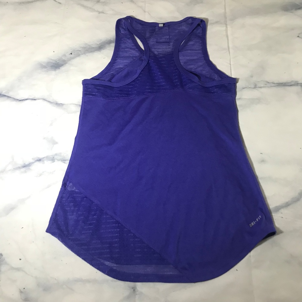 Nike Dri-Fit Purple Athletic Relay Tank Top - Picture 6 of 9